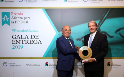 La Federación de Empresas de La Rioja gana el III Premio Alianza para la FP Dual